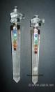 Chakra Crystal Healing Wands w. Yoni